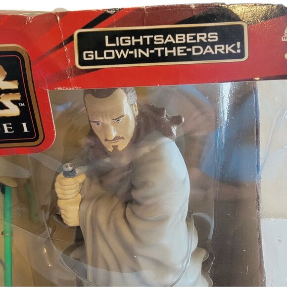 Star Wars Episode 1 Qui-Gon Jinn Character Collectible 8" Figure Applause - Picture 2 of 5